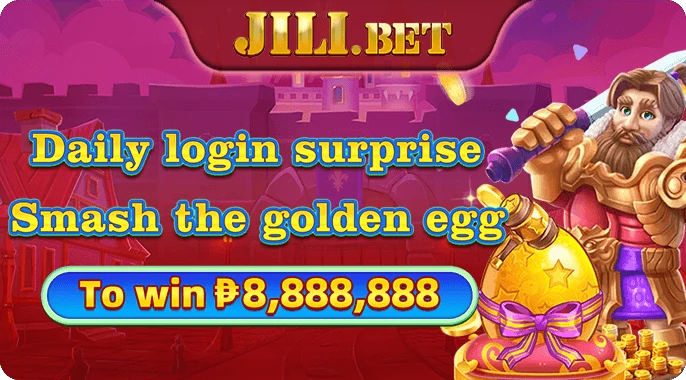 JiliBet daily login golden egg lottery promotion