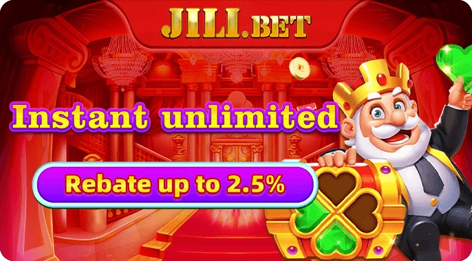 JiliBet instant unlimited betting rebate up to 2.5%
